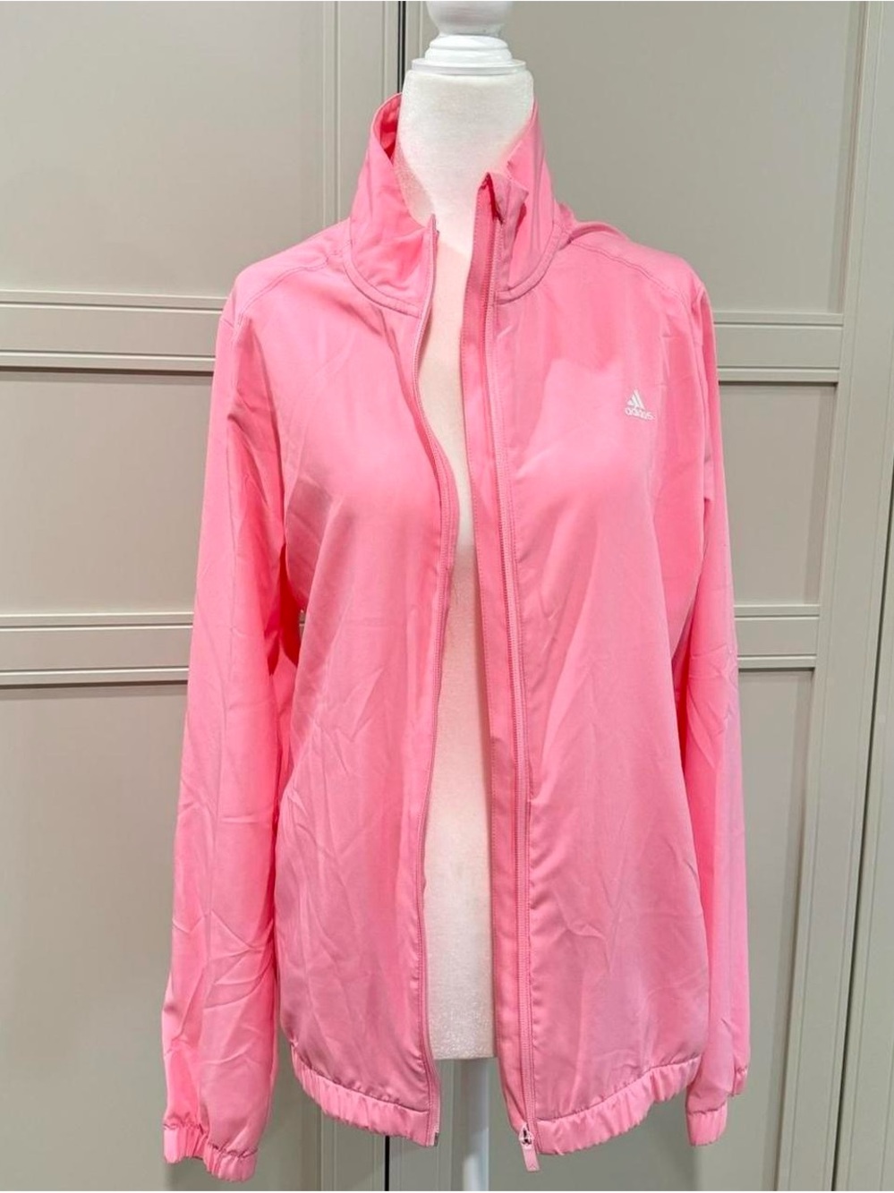 adidas Pink Full-Zip Track Jacket - Picture 2 of 7